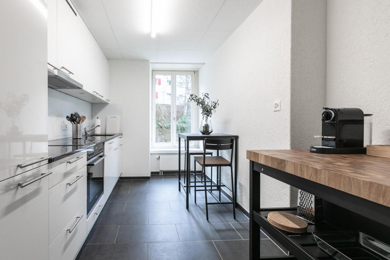 Spirit Apartments Zentral Mit Gratis Parkplatz Lucerna Exterior foto