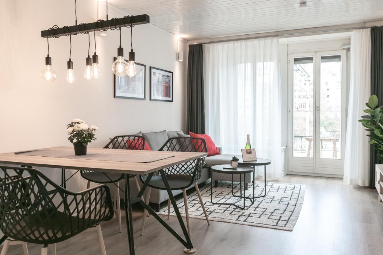 Spirit Apartments Zentral Mit Gratis Parkplatz Lucerna Exterior foto