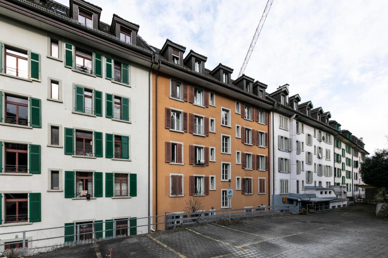 Spirit Apartments Zentral Mit Gratis Parkplatz Lucerna Exterior foto