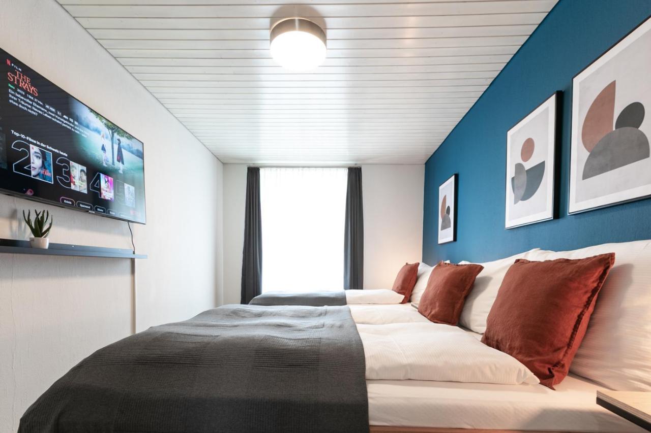 Spirit Apartments Zentral Mit Gratis Parkplatz Lucerna Exterior foto